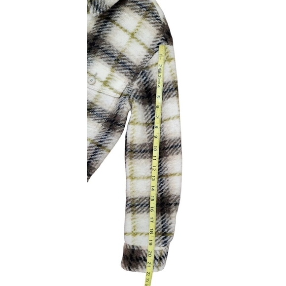 Wilfred Free Aritzia Plaid Wool Blend The Ganna Long Shacket Womens Small - Picture 13 of 16